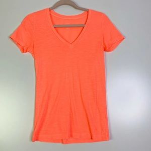 J. Crew Orange Woman’s V-neck Shirt